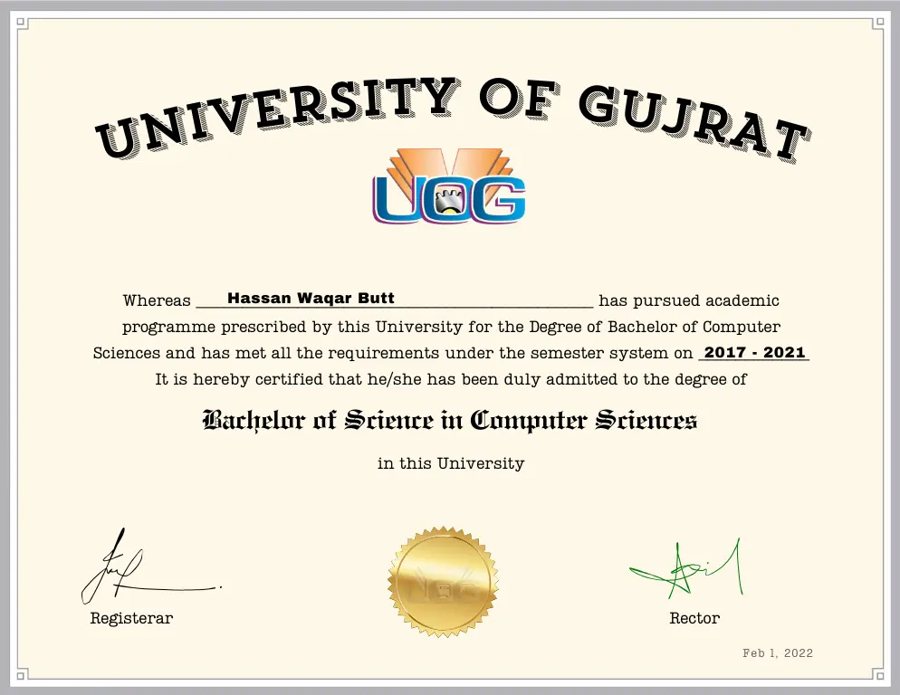 certificate Image